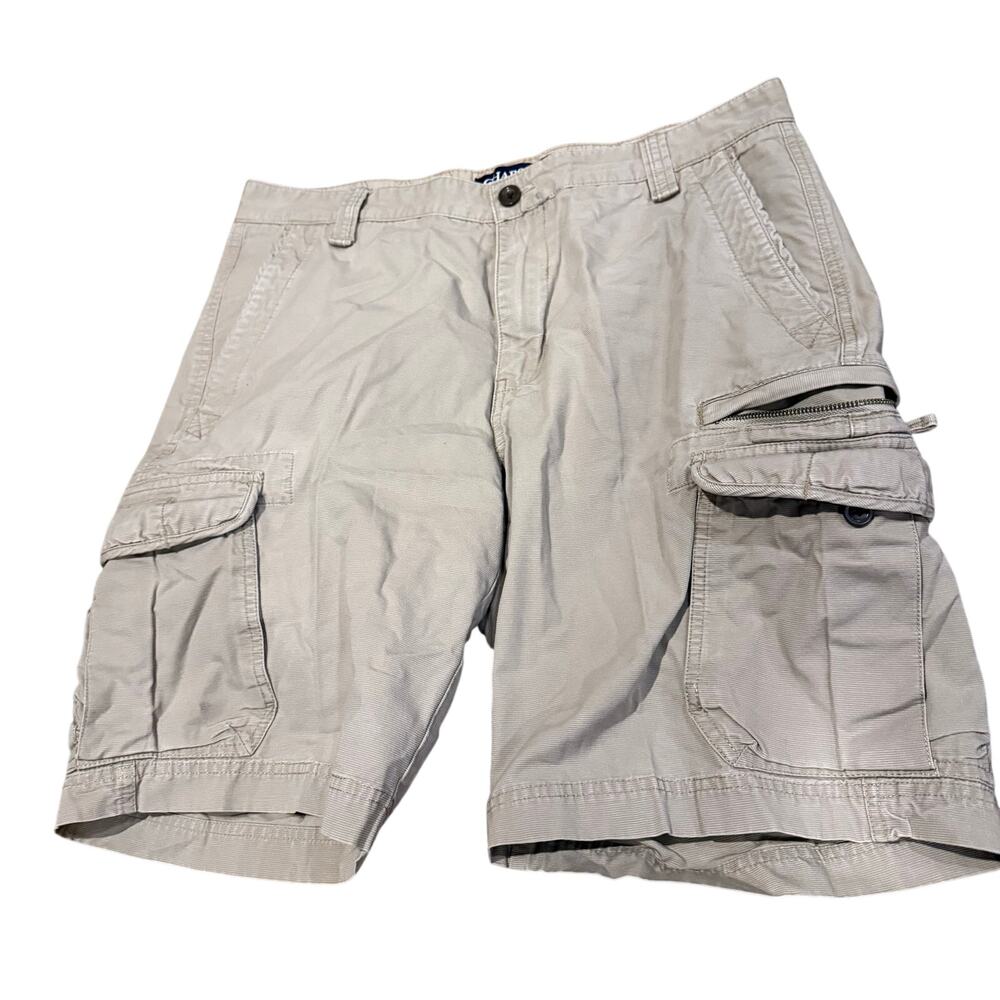 MEN’s 34 x 9, CHAPS Stretch? Lightweight khaki Cargo shorts
